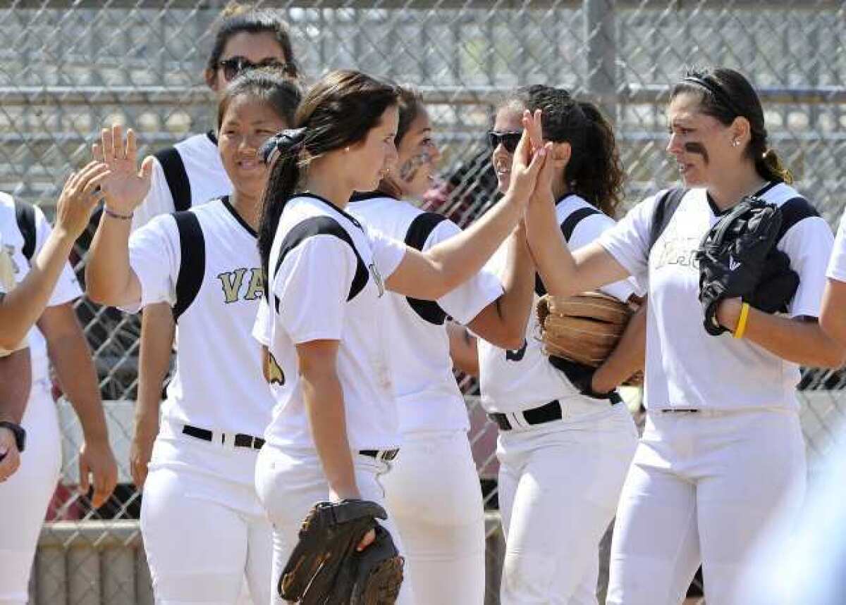 The Glendale Community College softball team won both games of its doubleheader with Santa Monica College Thursday.