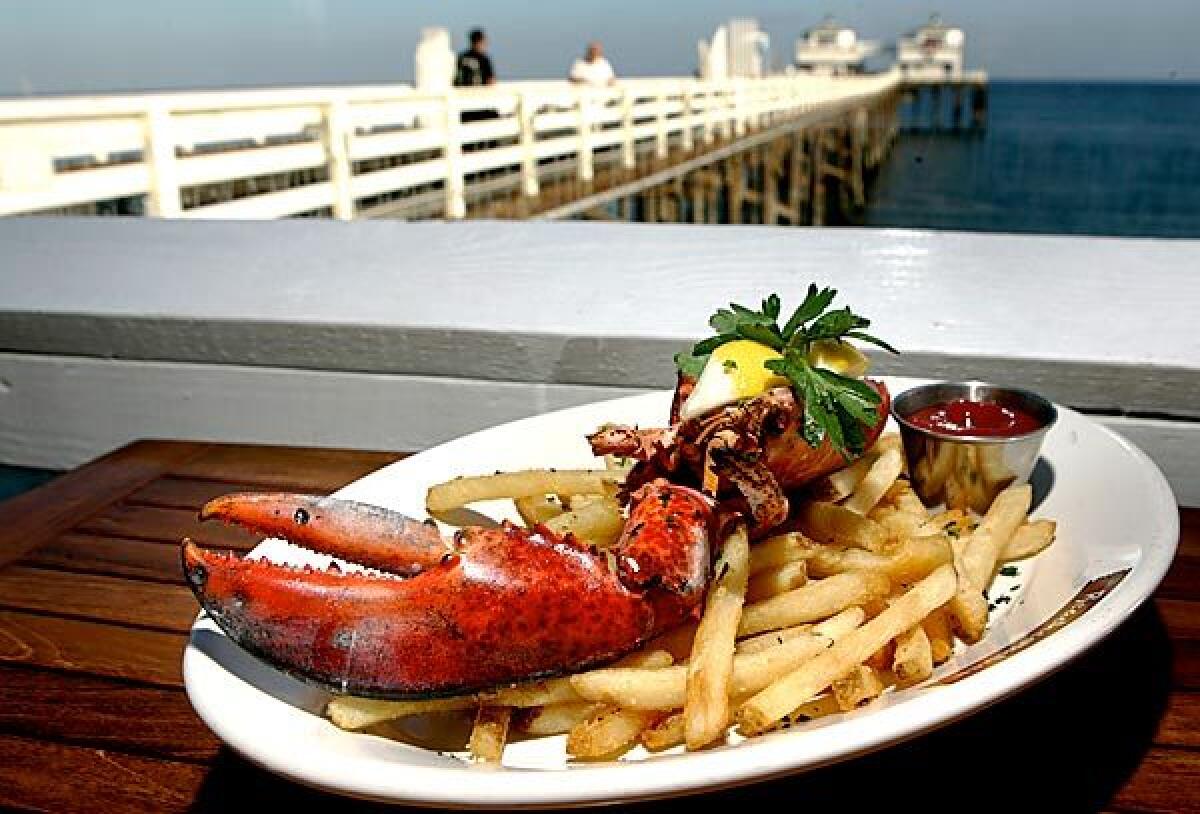 At the Beachcomber in Malibu, the $14.95 lobster dinner special is too good to pass up, especially since they throw in the million-dollar view free.