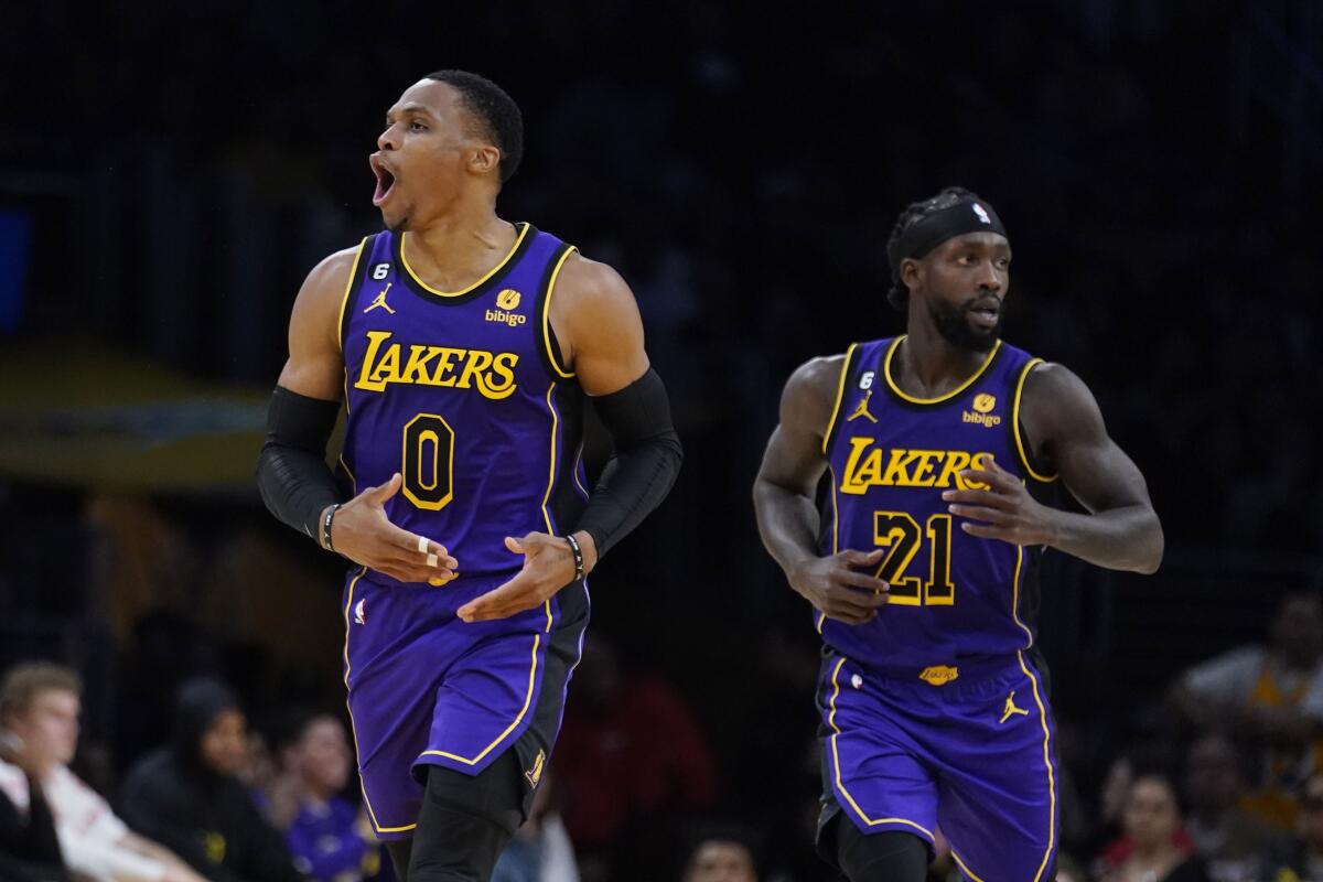 LeBron James, Russell Westbrook at Lakers' summer league, but no
