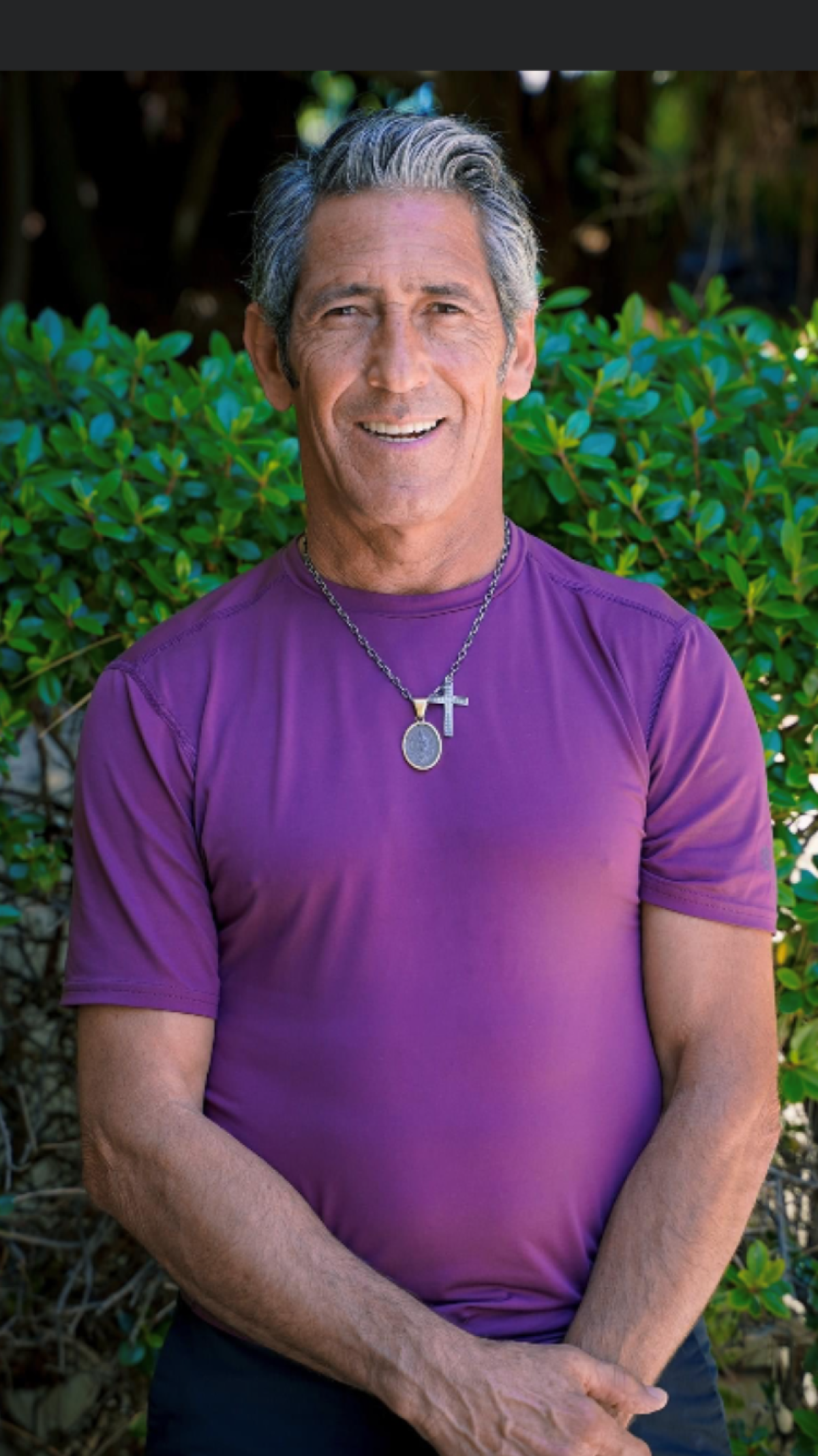 Torrey Pines Elementary School PE coach Sergio Cabrera helped a swimmer who was swept into the sea by a wave.