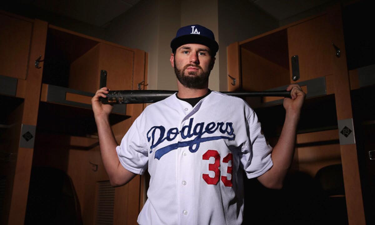 Dodgers outfielder Scott Van Slyke has driven in seven runs this spring, two of which came on a home run in Tuesday's Cactus League win over the Kansas City Royals.