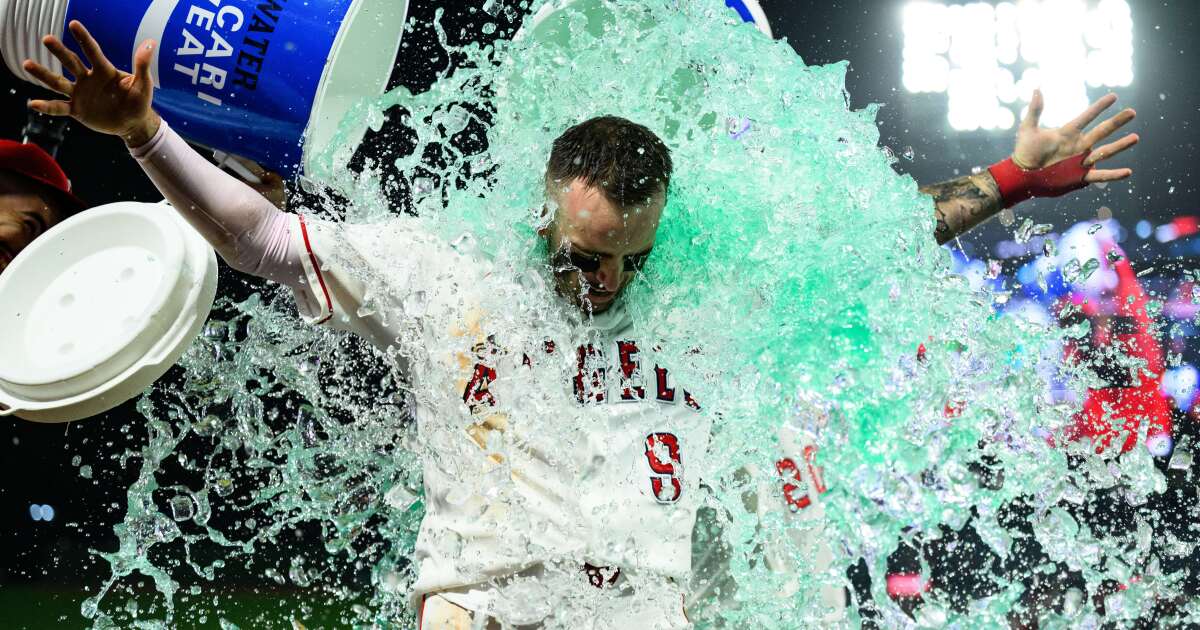 Angels end Athletics' no-hit bid in ninth, then get a walk-off victory