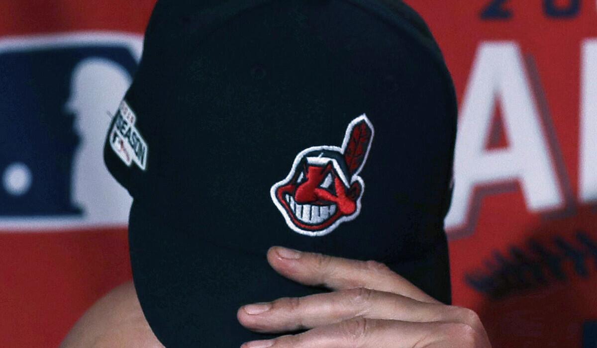 The Cleveland Indians' Chief Wahoo logo.