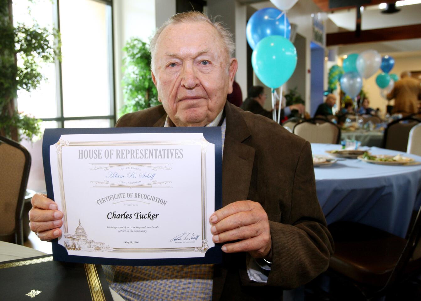 Photo Gallery: Adult Recreation Center celebrates 90-year olds in Glendale with party