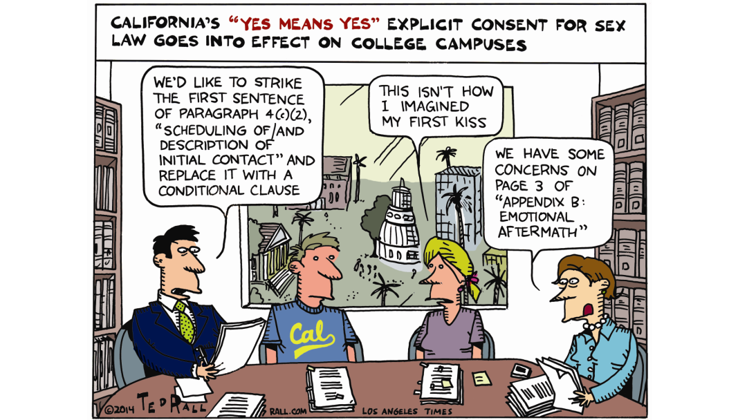 'Yes means yes': Affirmative consent or sex contract?