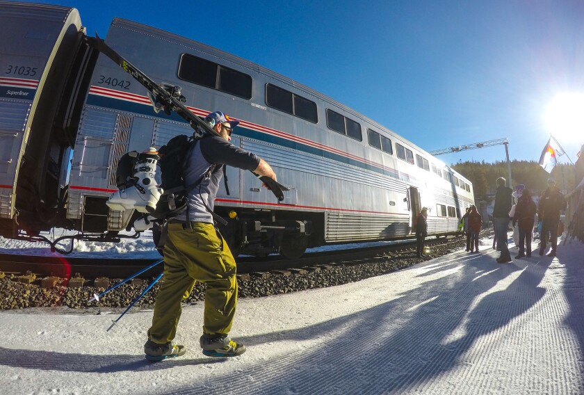 Colorado's ski train takes you from Denver to the slopes in one easy