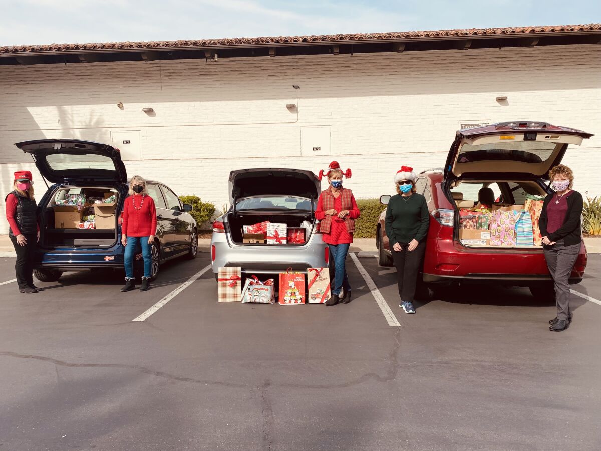 Del Sol Lions provided holiday gifts for 13 local families impacted by Covid-19.