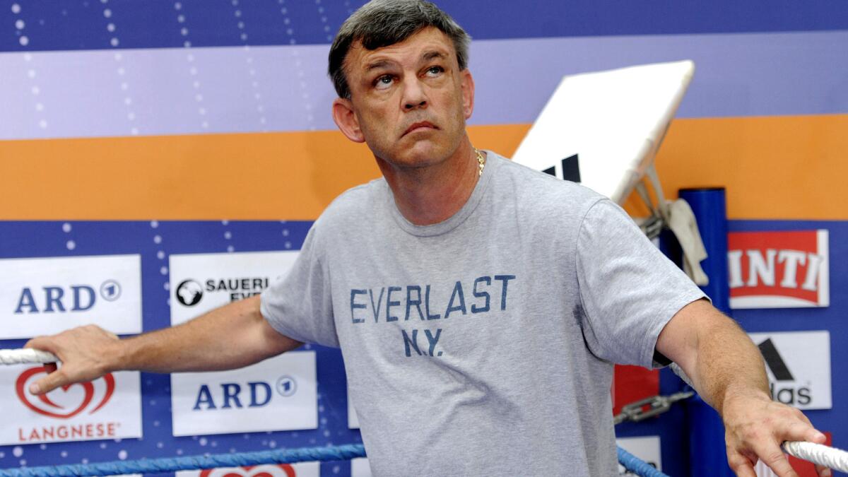 Teddy Atlas left the ring as a trainer to pursue a lucrative career in broadcasting, but he's back in the game in Timothy Bradley's corner.
