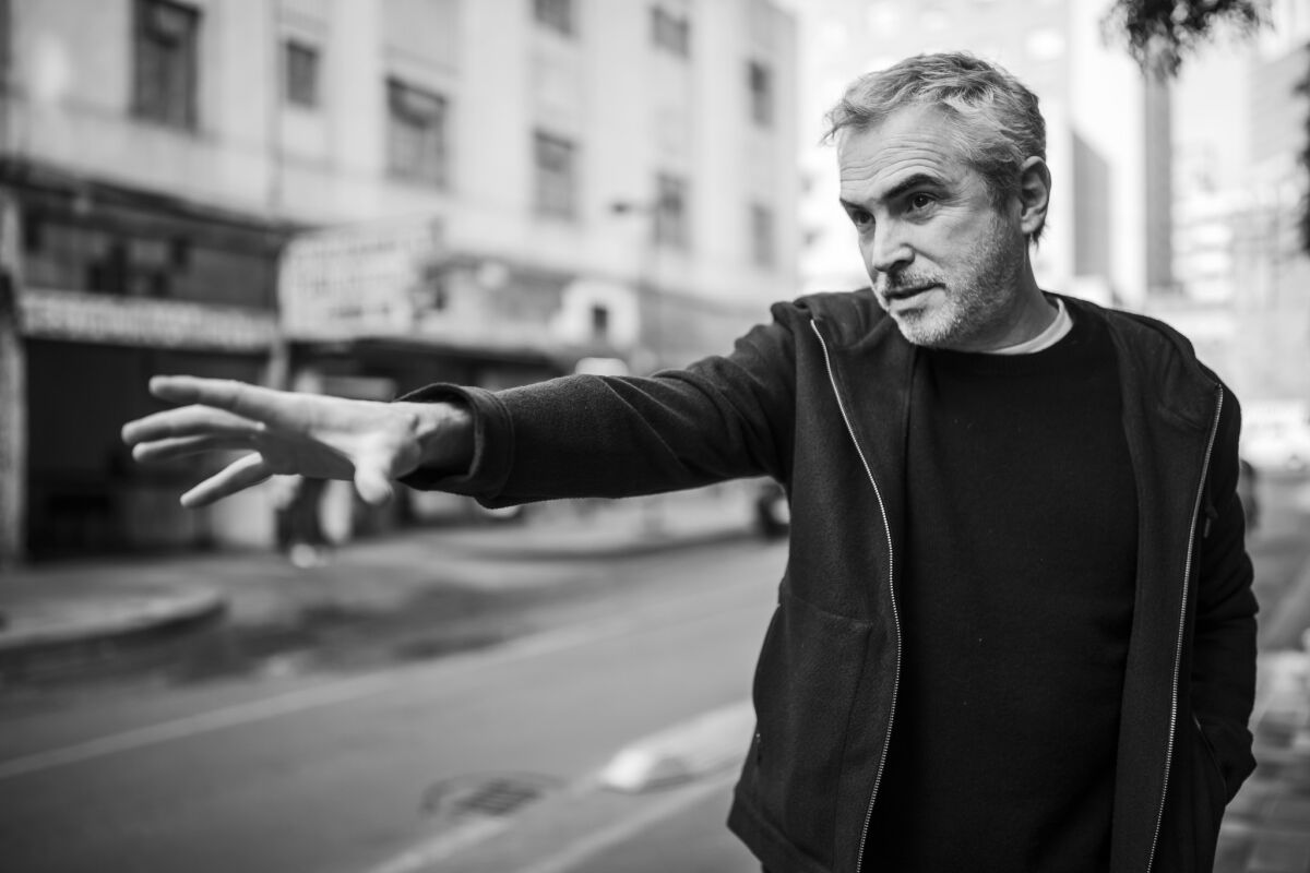Alfonso Cuaron in Mexico City in advance of the Mexican premiere of "Roma."