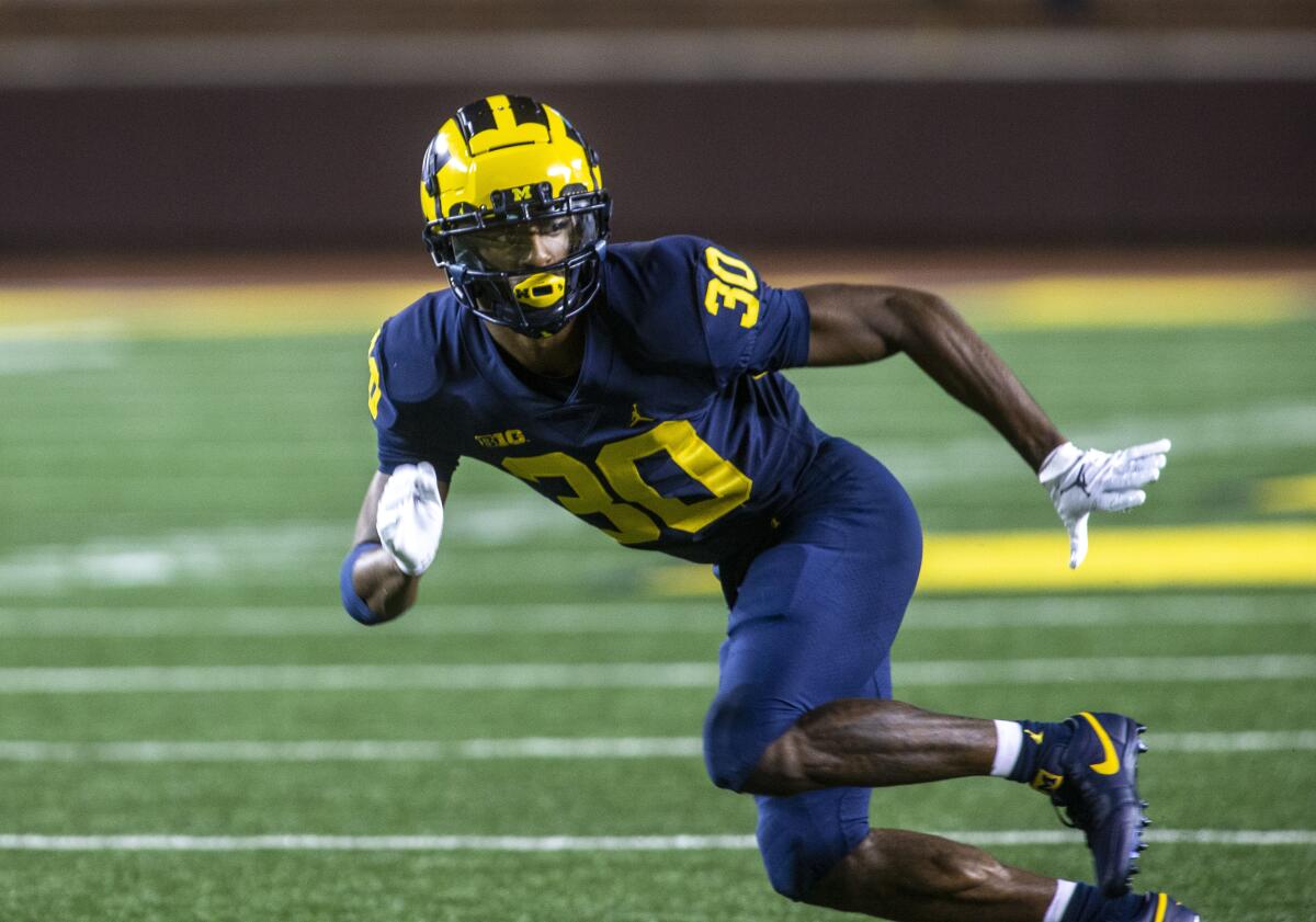 Bengals get Michigan DB Daxton Hill with 31st pick - The San Diego