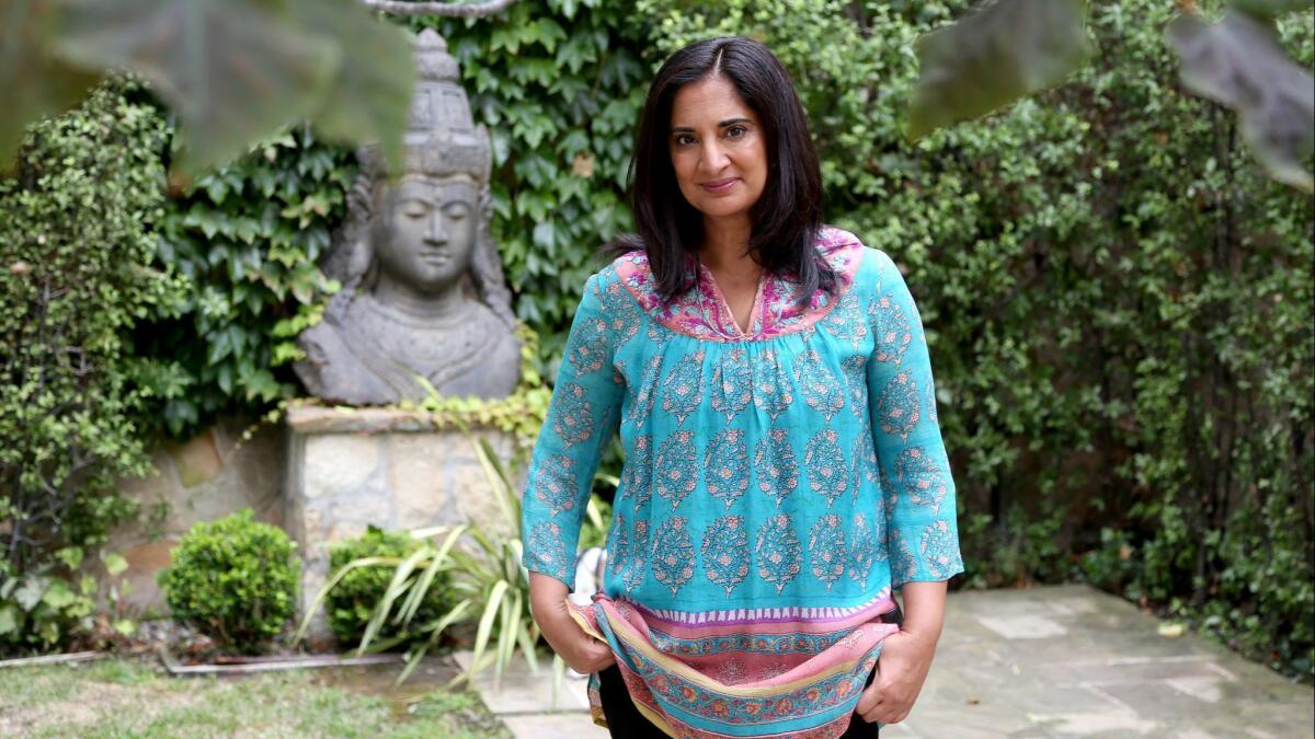 Meditation expert Mallika Chopra, photographed at her home in Santa Monica.