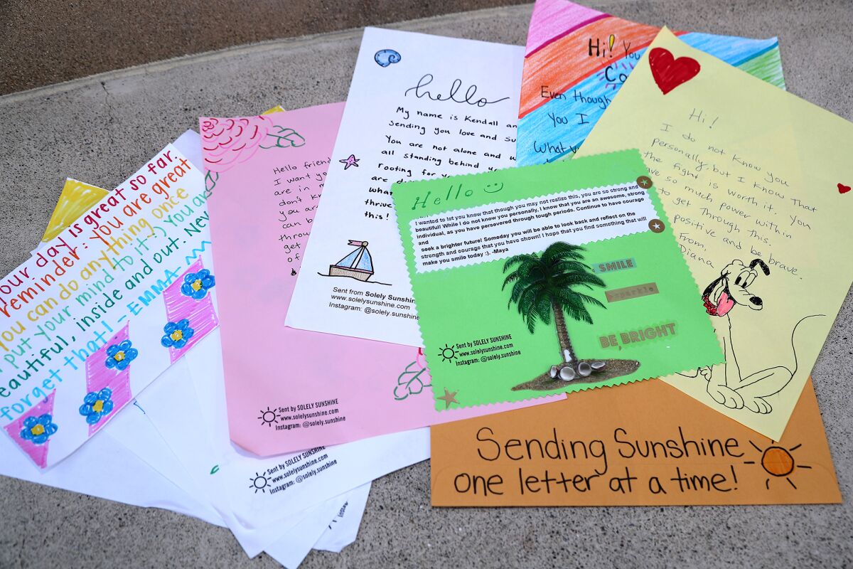 Solely Sunshine letters