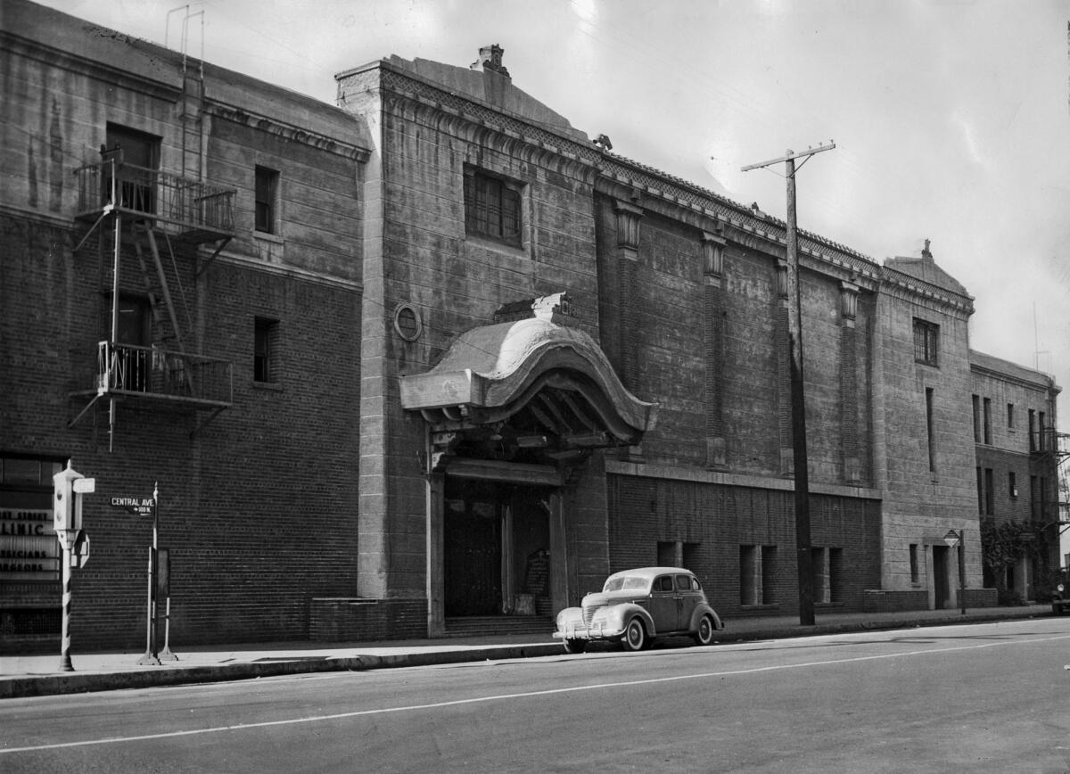 Dec. 30, 1944: Photo of the Hompa Hongwanja Buddhist Temple in Little Tokyo. During the World War II Japanese internment, the temple was used as a Baptist church.