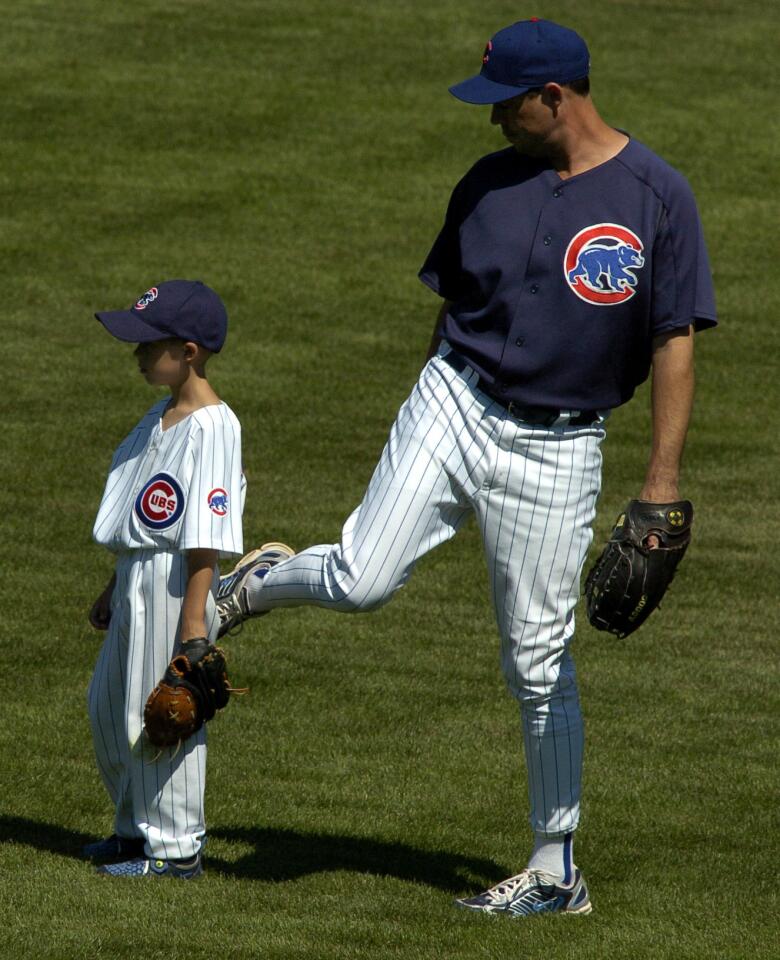 Photo: Former Chicago Cubs Pitchers Greg Maddux and Ferguson