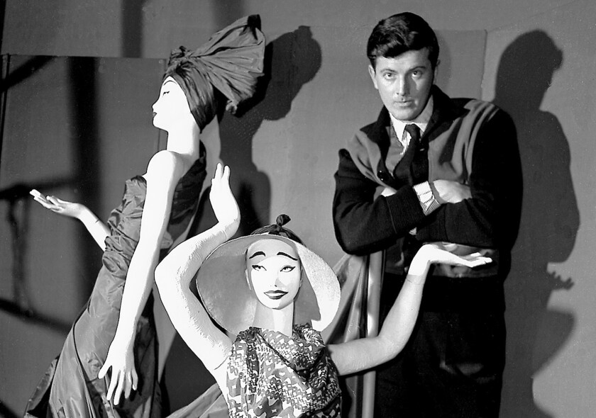Hubert De Givenchy Dies At 91 Courtly Designer Dressed Audrey Hepburn Built Fashion Empire Los Angeles Times