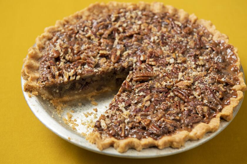 QUEENS, NEW YORK - Nov 10 & 11, 2019 - Making Thanksgiving Vegan recipes. -Dessert: Pecan pie