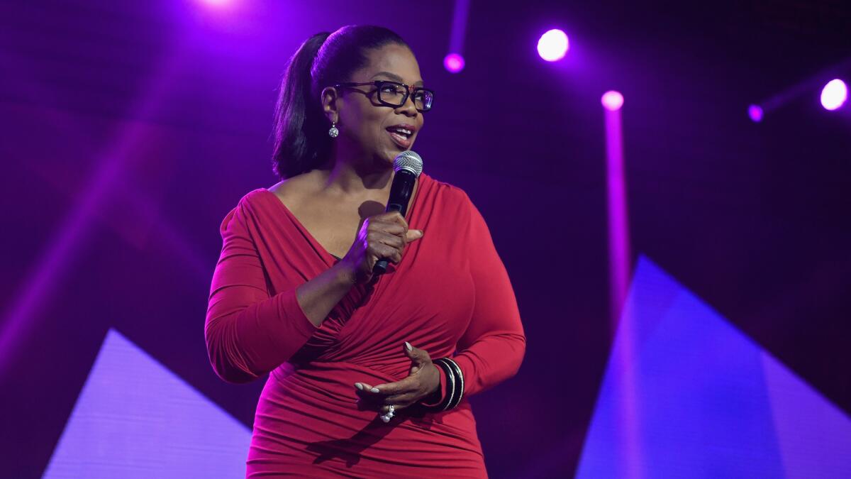 Oprah Winfrey, shown at the recent Essence Festival, has selected Colson Whitehead's novel "The Undergound Railroad" for her Book Club.