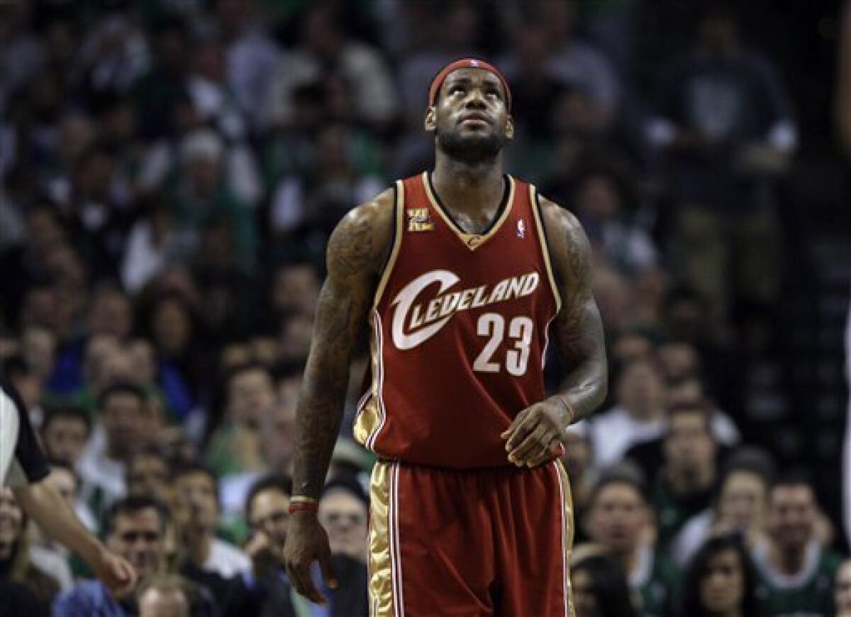 Here's LeBron James's complete playoff history against the Celtics