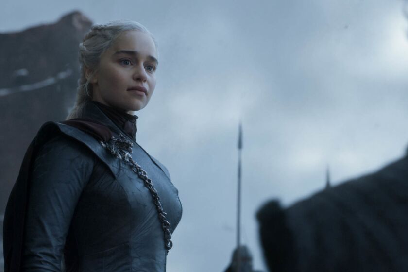 la-et-st-game-of-thrones -- Game of Thrones, Season 8, episode 6, series finale (debut 5/19/19): Emilia Clarke. Photo: Courtesy of HBO