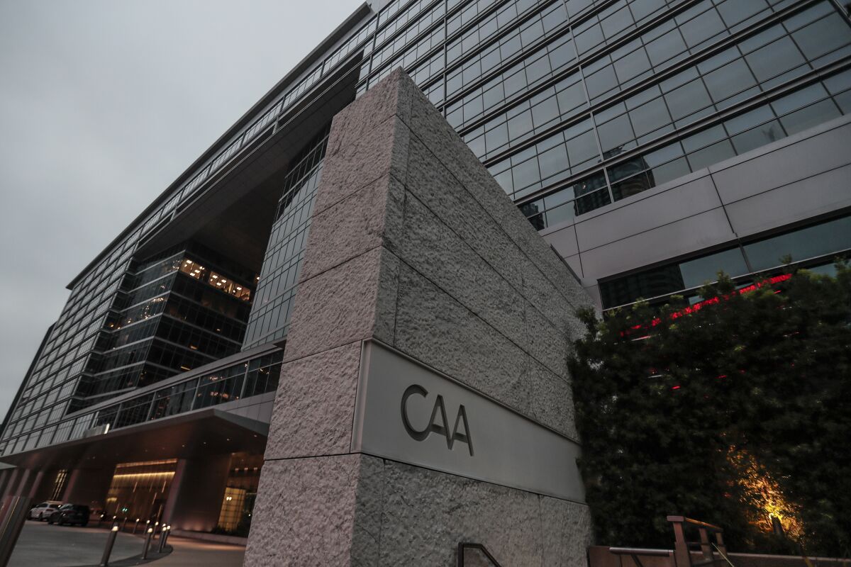 The CAA building. 