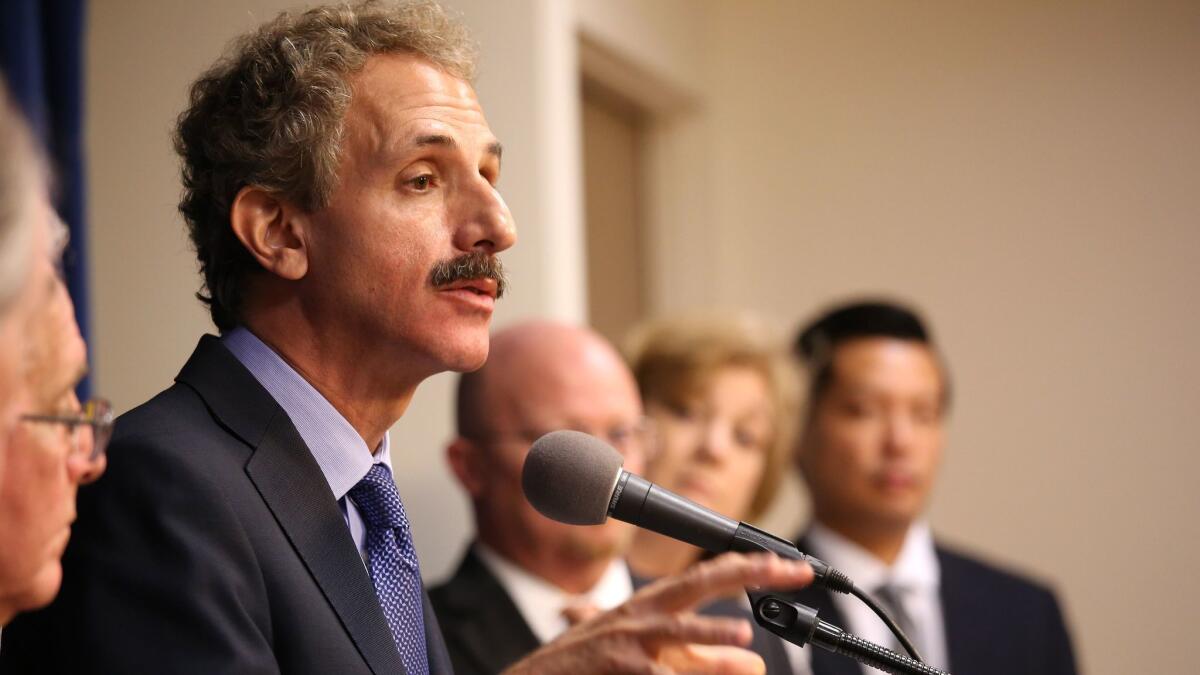 Los Angeles City Atty. Mike Feuer has appealed the federal government's decision to deny him access to areas of LAX run by Customs and Border Protection.