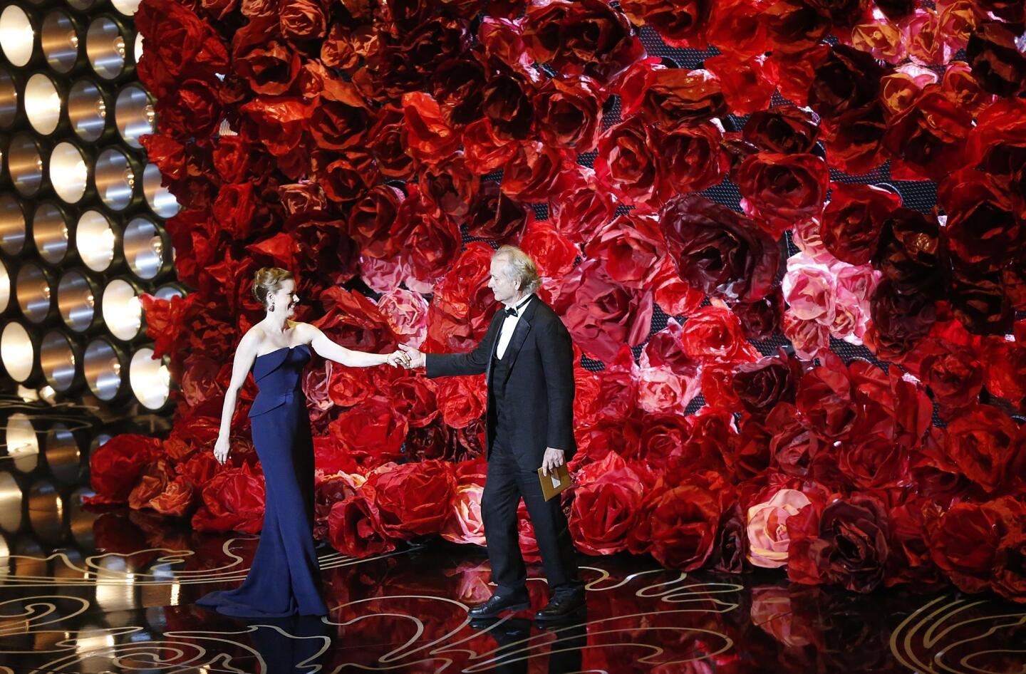 Backstage at the 2014 Academy Awards