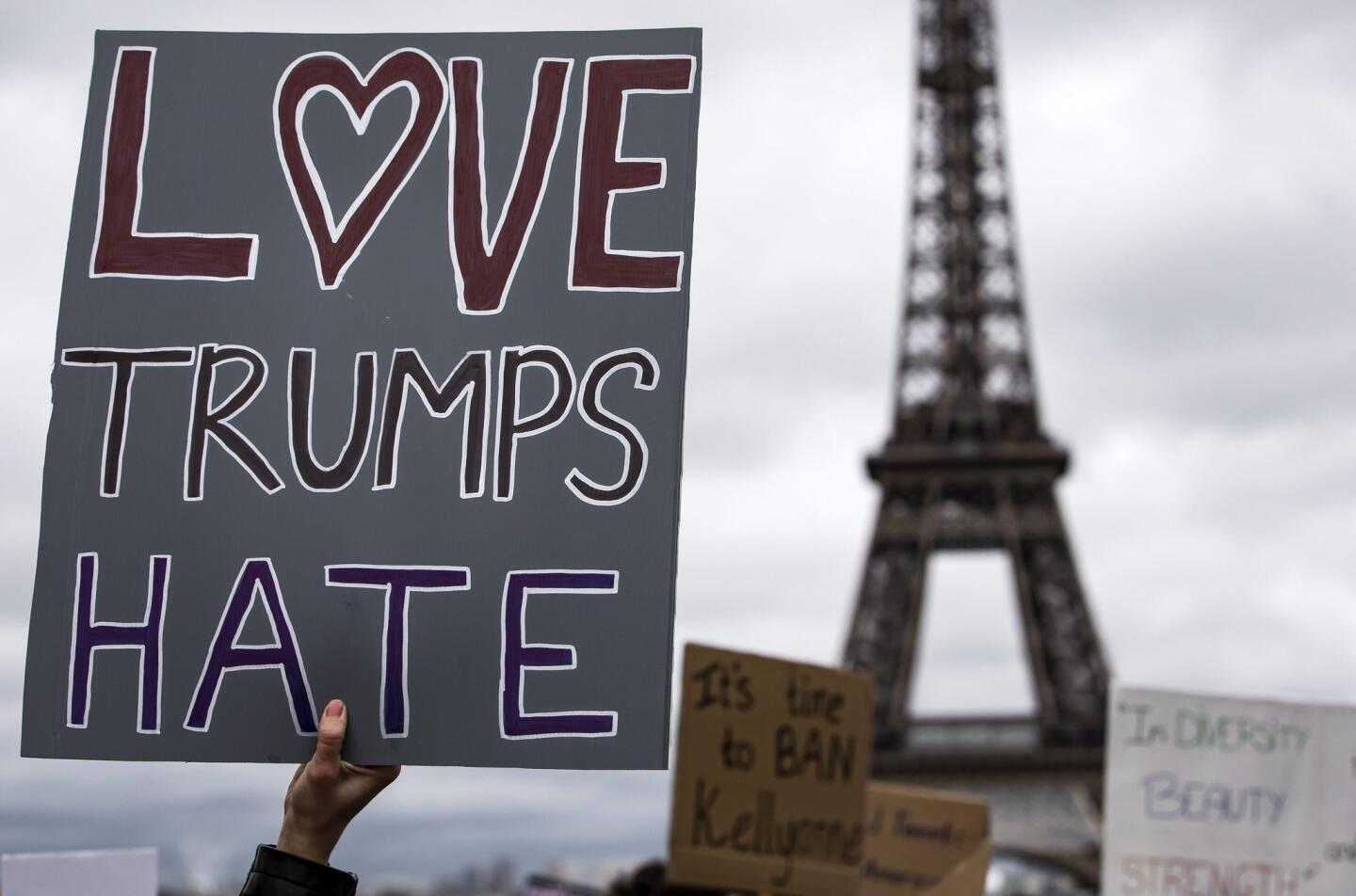 Anti Trump en París