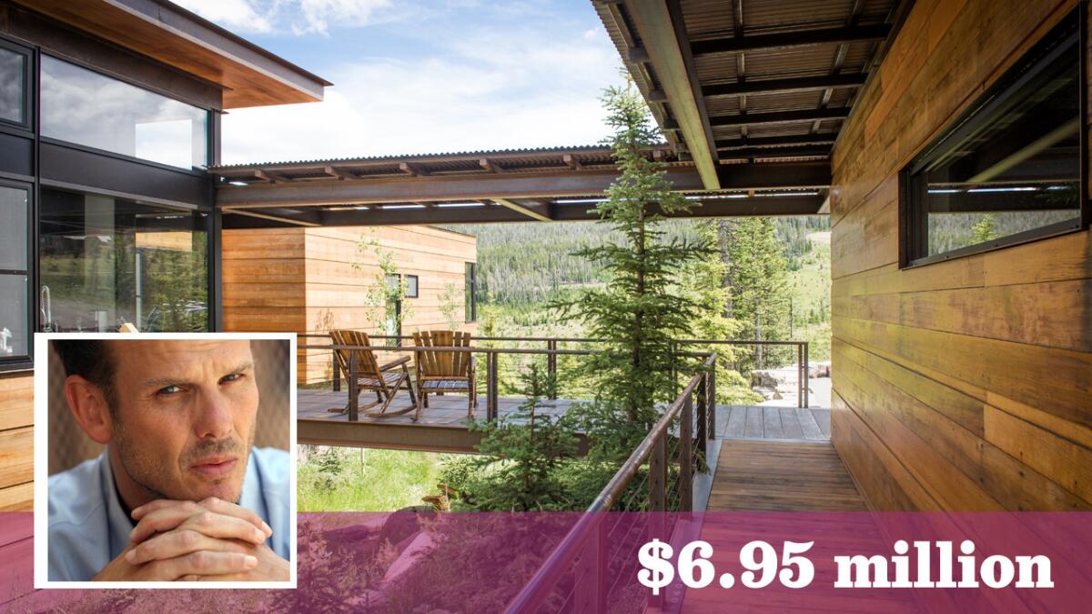 Actor-director-producer Peter Berg has put his rustic contemporary-style home at the Yellowstone Club in Big Sky, Mont., up for sale at $6.95 million.