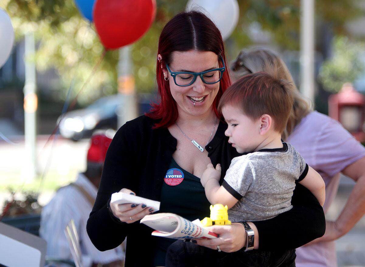 Photo Gallery: Stratiscope holds a Party at the Polls as crowds come out to vote in Burbank