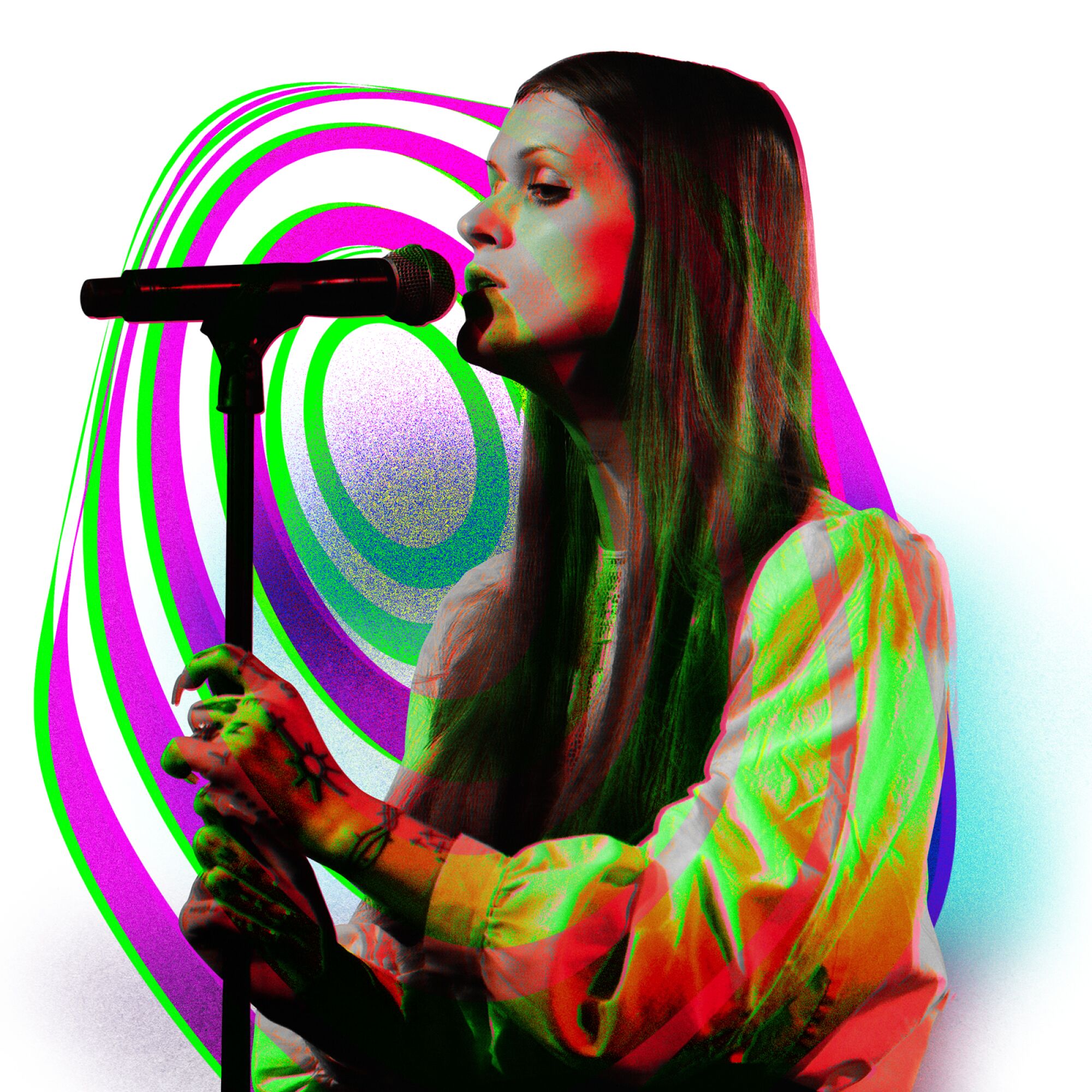 A female singer