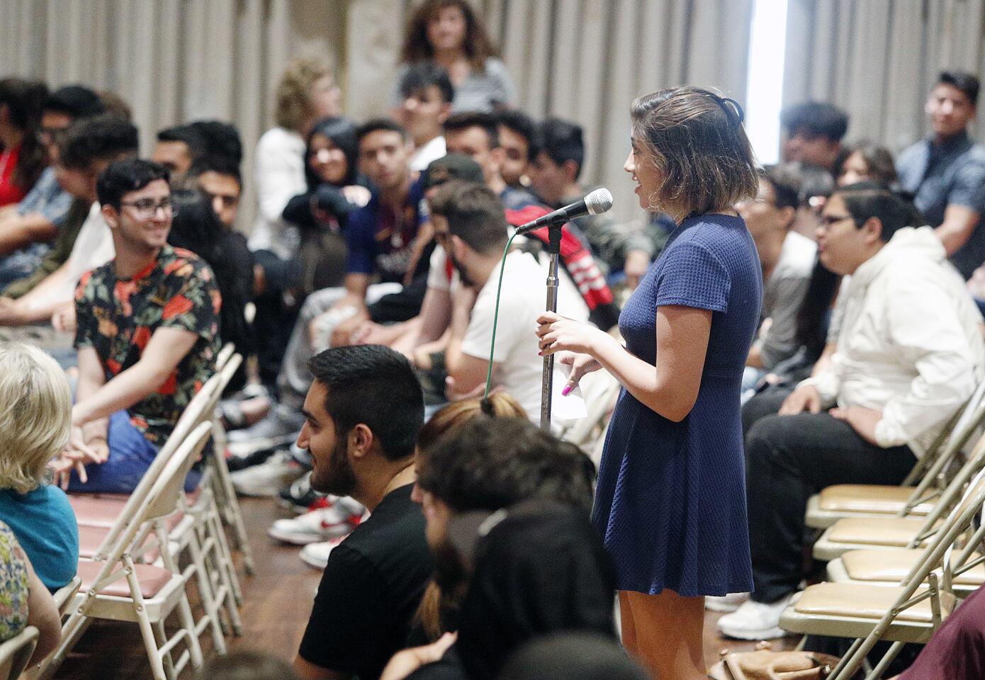 Photo Gallery: U.S. Congressman Adam Schiff answers several questions from Daily High School students