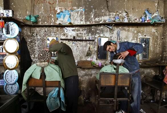 Roadside barber