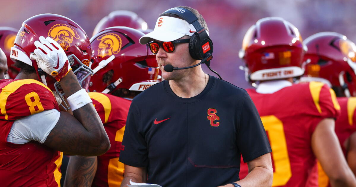 ‘I’m the right person to be here.’ Embattled Lincoln Riley stresses his bond with USC