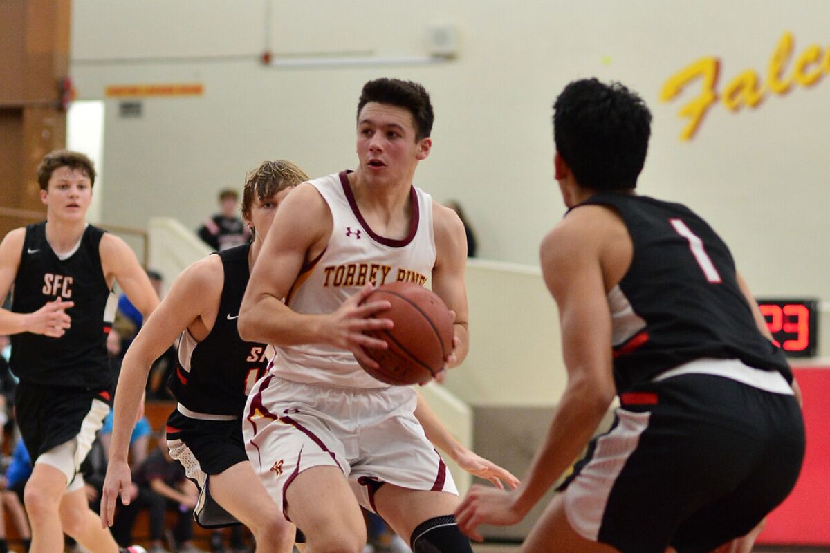 Torrey Pines triumphed over Santa Fe Christian 57-39 in a recent Titan Challenge Tournament game.