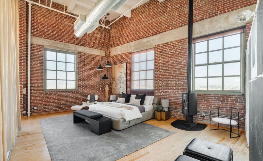 The bedroom.