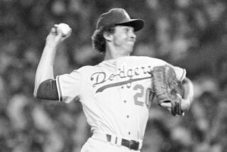 FILE - American League pitcher Don Sutton of the Los Angeles Dodgers pitches in the 48th All-Star Game at Yankee Stadium in New York, in this Tuesday night, July 20, 1977, file photo. A unique era of baseball is fading. (AP Photo/File)