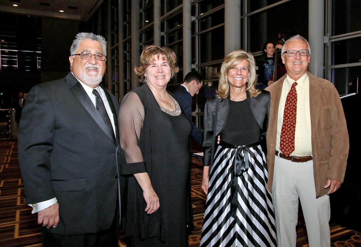 State Sen. Anthony Portantino is joined by his wife Ellen and Supt. Wendy Sinnette with her husband Rick at the La Cañada Flintridge Educational Foundation's 27th annual Spring Gala.