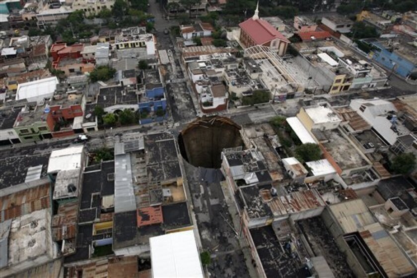 Huge Sinkhole In Guatemala Has Neighbors Jittery The San