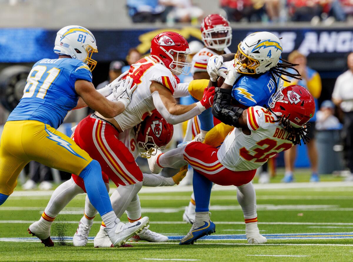 Why is Chargers’ assault working off-kilter? ‘It is a powerful offense. We’re gonna get it’ Why is Chargers’ assault working off-kilter? ‘It is a powerful offense. We’re gonna get it’