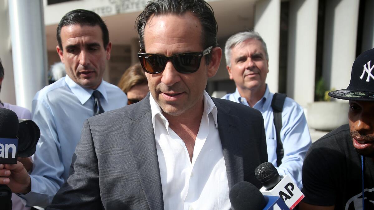 Anthony Bosch, former owner of Biogenesis shown here in August, was sentenced to four years in prison Tuesday after pleading guilty to conspiracy to distribute testosterone.