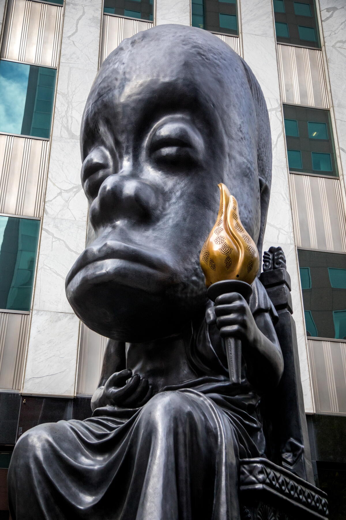 Oracle Statue Photos: A first look at the Hammer Museum's reinvention - Los Angeles Times