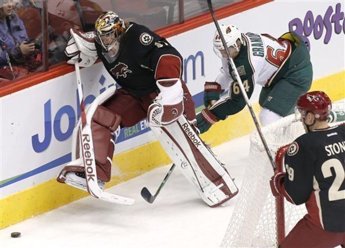 Wild overcome shaky first period to defeat Arizona Coyotes