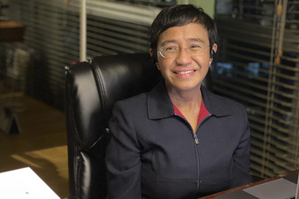 Rappler CEO and Executive Editor Maria Ressa