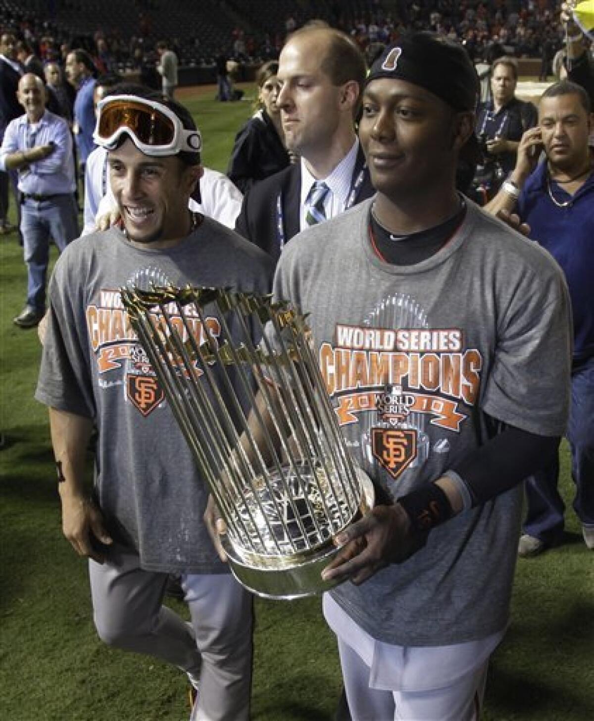 Giants' World Series trophies coming to Santa Rosa (w/video)