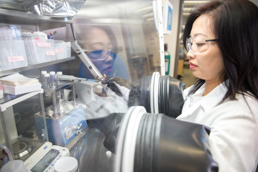UC San Diego nano-engineering professor Shirley Meng
