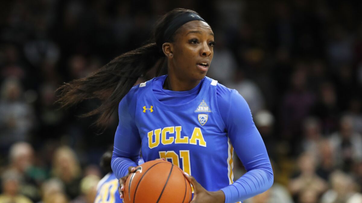 UCLA forward Michaela Onyenwere is among the players back with the the Bruins this season.