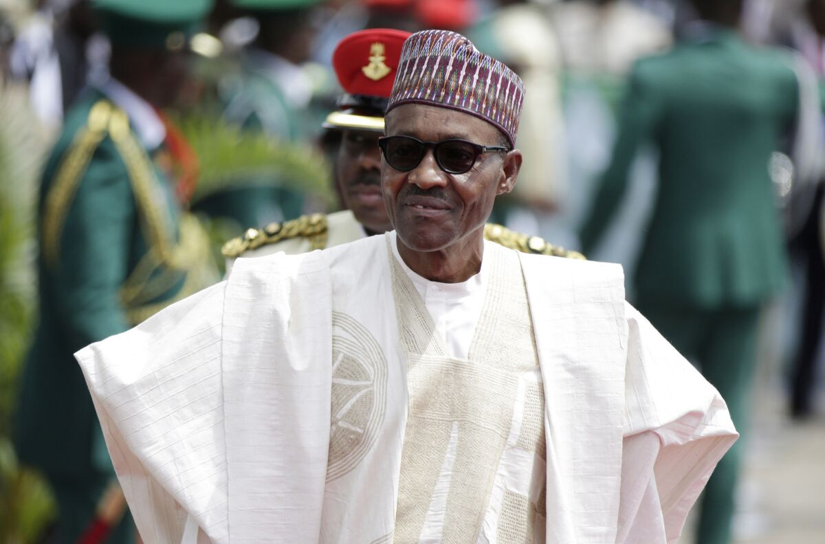 Nigerian President Muhammadu Buhari has sworn to defeat Boko Haram. Above, Buhari arrives in Abuja, Nigeria, for his inauguration in May.