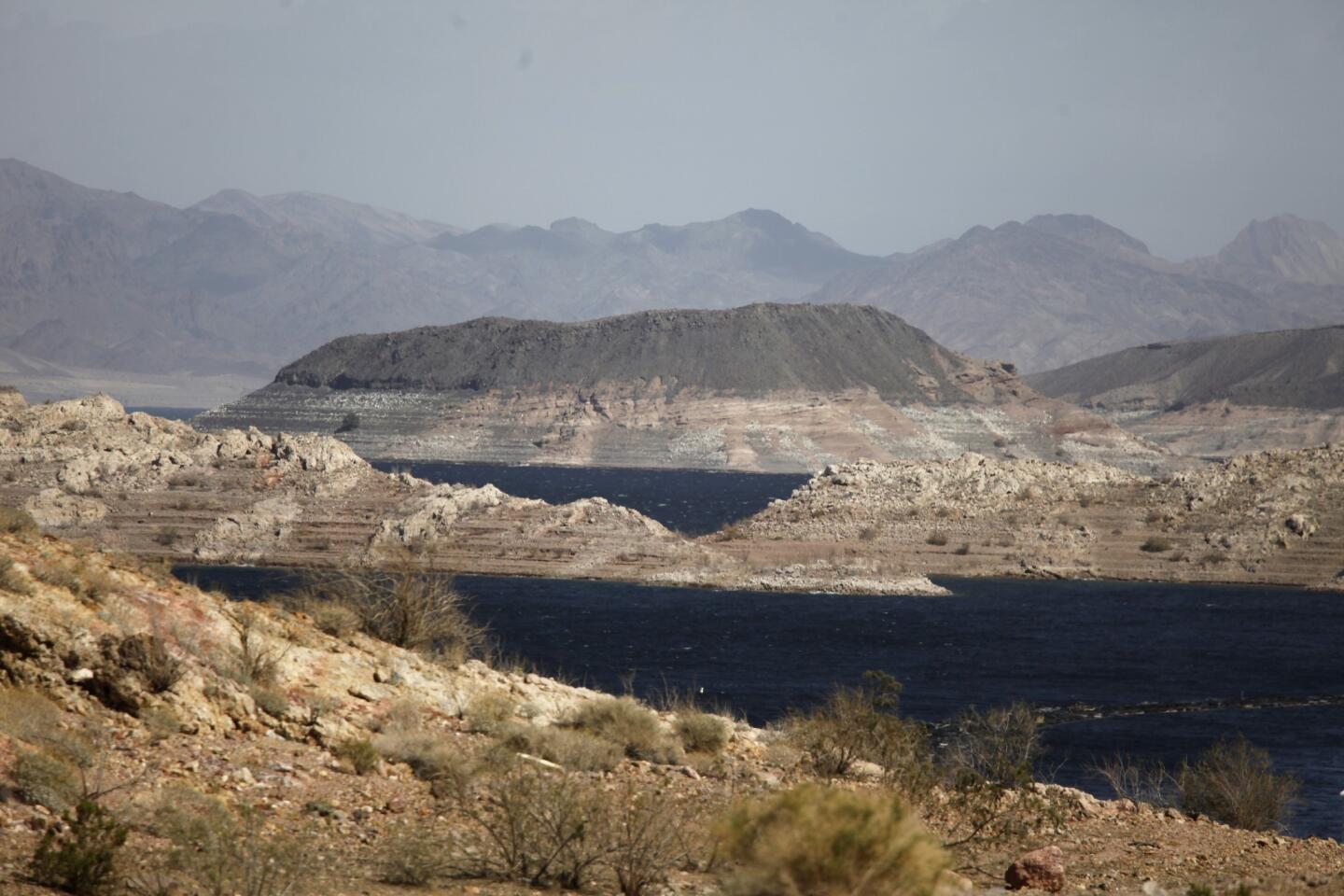 An ongoing drought and the Colorado River's stunted flow have shrunk Lake Mead to its lowest level in generations.