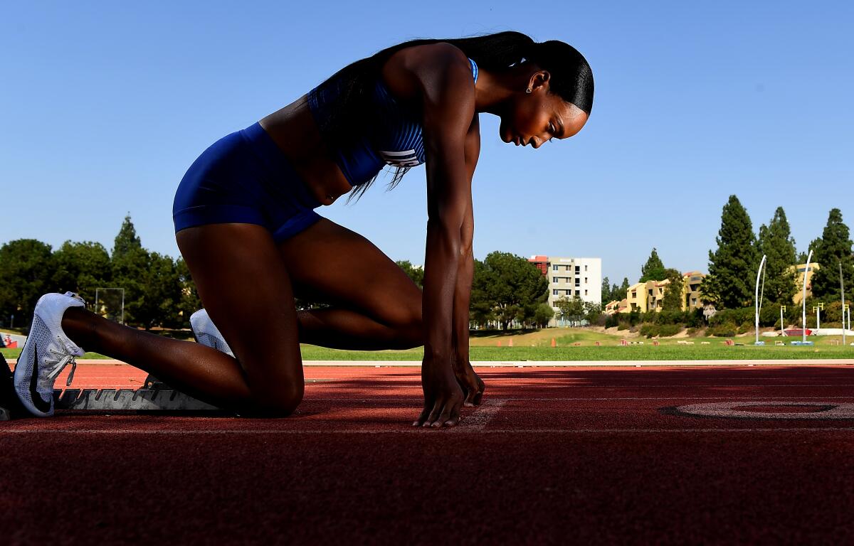 Dalilah Muhammad has two world titles and an Olympic gold on her resume as she prepares for the 2020 Tokyo Olympics.