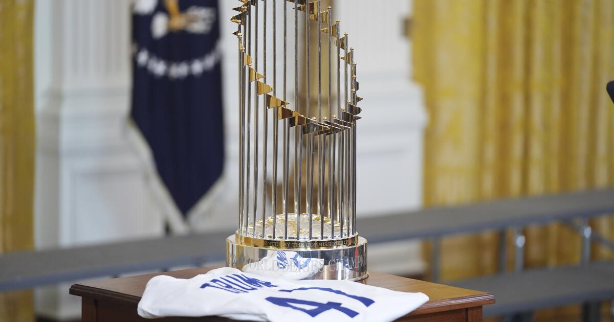 Les Dodgers devaient se rendre à la Maison Blanche pour célébrer leur titre des World Series